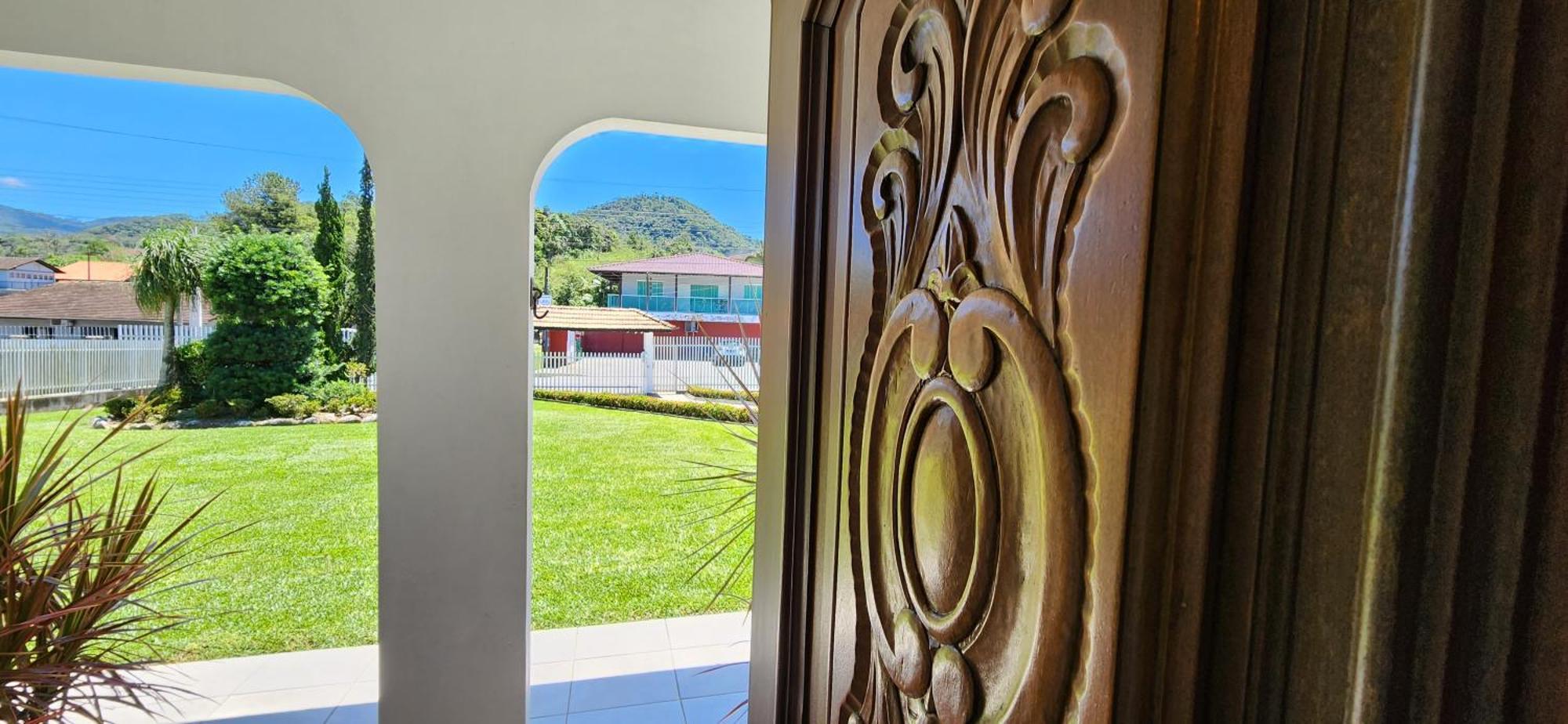 Apartamento Casa Hoffmann Pomerode Esterno foto